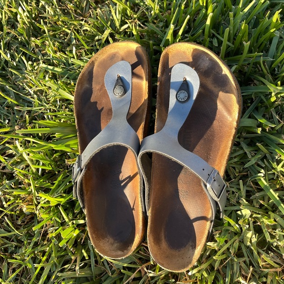 Birkenstock | Shoes | Birkenstock Gizeh Ice Pearl Onyx Size 4 | Poshmark